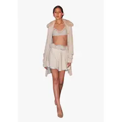 GENERICO - Top Tejido Crochet de Algodón pima