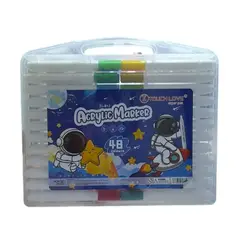 GENERICO - ESTUCHE DE 48 PLUMONES ACRILICOS