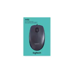 LOGITECH - MOUSE M90 CON CABLE NEGRO GRIS