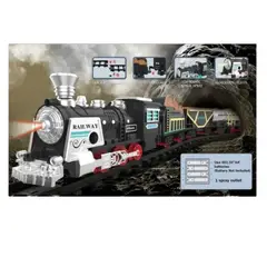 GENERICO - Tren Colosal Navideño Bota Humo Luces Musical Interactivo