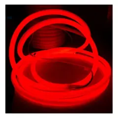 GENERICO - Rollo de Luz Led Manguera Neón Flex x100 metros Color Rojo