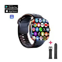 OEM - Smartwatch M99 Pro Android Play Store Amoled Negro Correa Gratis