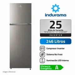 INDURAMA - Refrigeradora 246 LT Ri-389I Croma