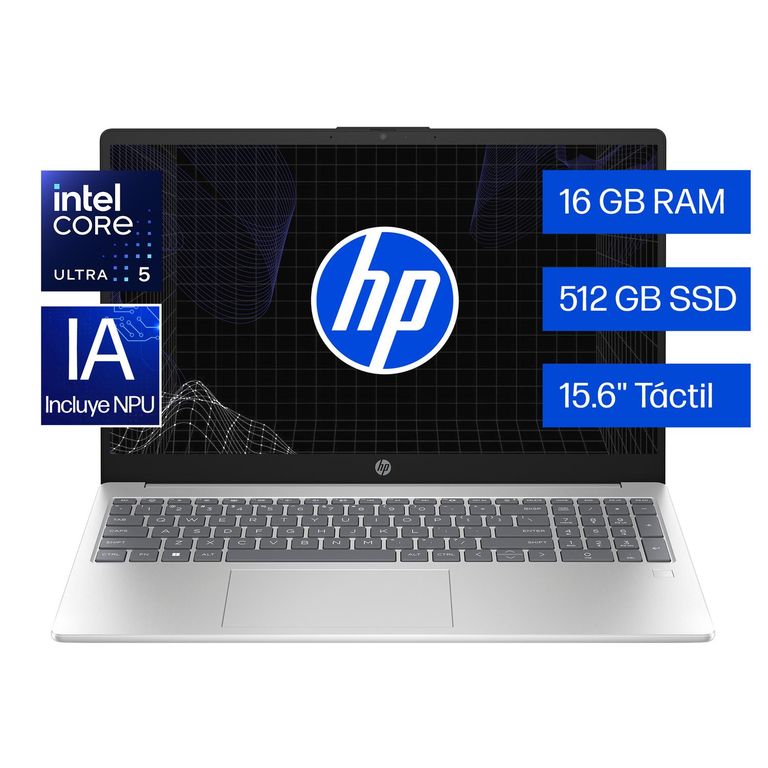 Laptop 15-fd1255la Intel Core Ultra 5 16GB 512GB Táctil