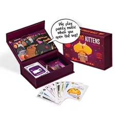 EXPLODING KITTENS - PAQUETE DE FIESTA JUEGA A GATITOS QUE EXPLOTAN HASTA 10 JUGADORES