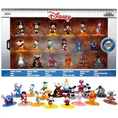 JADA TOYS - Disney Nano Metalfigs 18 pack Wave 1 Die-cast 1.65 Patoaventuras Stitch Alicia Winnie Pooh