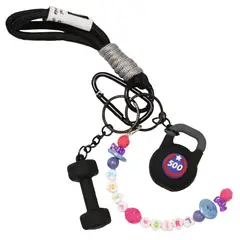 KINETIX - Llavero Deportivo KNX Girl Negro 1