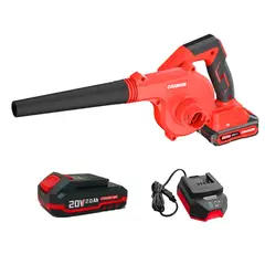 RANKOR - Sopladora Aspiradora Inalambrica + 2 baterias 20v