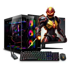 RYZEN - PC GAMER 9 9950X3D 32GB DDR5 2TB RTX5090 32GB 27" ULTRA MIPCLISTA COMPUTADORA