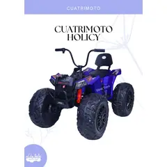 GENERICO - Cuatrimoto a Batería para Niños «HOLLICY» AZUL