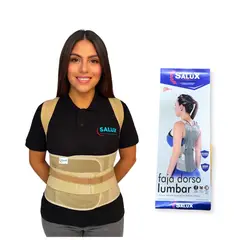 SALUX - FAJA DORSO LUMBAR SILICONA TALLA XXL