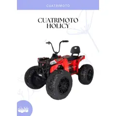 GENERICO - Cuatrimoto a Batería para Niños «HOLLICY» ROJO