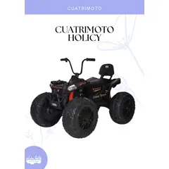 GENERICO - Cuatrimoto a Batería para Niños «HOLLICY» NEGRO