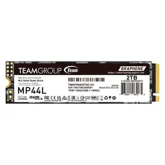 TEAM GROUP - Unidad de estado solido TEAMGROUP MP44L M.2 PCIe 4.0, 2TB, PCIe 4.0 x4 con NVMe