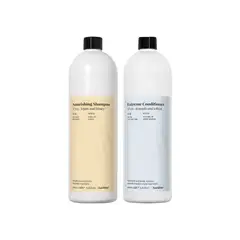 FARMAVITA - KIT BACK BAR SHAMPOO HIDRATANTE CON ARGAN Y MIEL + ACONDICIONADOR - 1000 ML