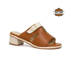 PAR&SS - SANDALIAS CASUALES DE CUERO MUJER KA25Q4-MARCE