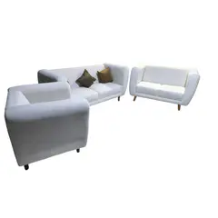 GENERICO - SOFA seccional 3 2 1 CHAMPAGNE + 6 cojines de regalo