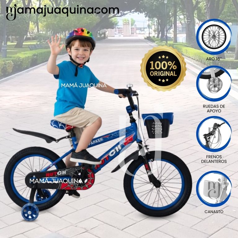 Bicicleta Para Niño Aro 16 «SPYDER PARK» Edición Limitada Bl