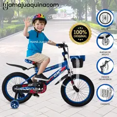 VELOX - Bicicleta Para Niño Aro 16 «SPYDER PARK» Edición Limitada Blue