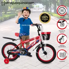 VELOX - Bicicleta Para Niño Aro 16 «SPYDER PARK» Edición Limitada Red