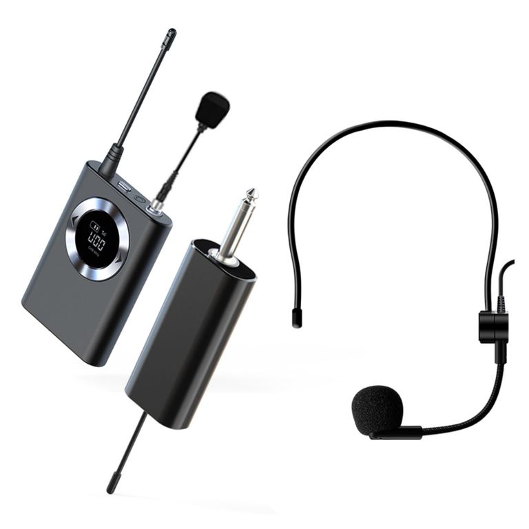 Micrófono inalámbrico multifunción U80 UHF 15 puntos de frecuencia