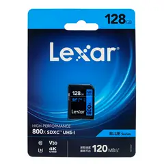 LEXAR - Memoria SD 128 GB V30 UHS-I