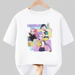 GENERICO - Polos Algodon Guerreras Kpop Demon Hunters - Tallas 6 al XL