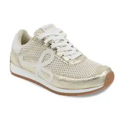 STHEF - ZAPATILLA MUJER CASUAL DORADO 8146