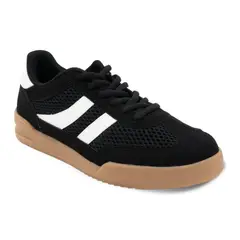 STHEF - ZAPATILLA MUJER CASUAL NEGRO/BLANCO 8144