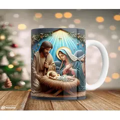 GENERICO - Taza Navideña Nacimiento 5 11ONZAS