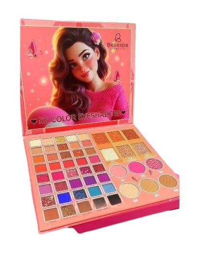 Pleta de Sombras Butterfly 52 Color Eyeshadow - Bellespa
