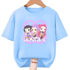 GENERICO - Polos Algodon Demon Hunters Guerreras Kpop - Tallas 6 al XL