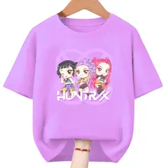 GENERICO - Polos Algodon Demon Hunters Guerreras Kpop - Tallas 6 al XL