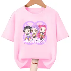 GENERICO - Polos Algodon Demon Hunters Guerreras Kpop - Tallas 6 al XL