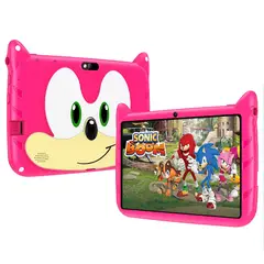 TOUMI - Tablet Sonic Pegasus Para Niños 7 Pulgadas Android 12 4000mAh Rosa