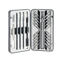 GENERICO - Juego de Destornilladores de Precisión 26 en 1 Magnético para Celulares y Electrónica