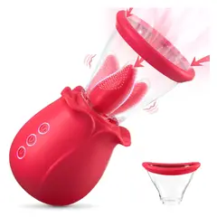 GENERICO - SUCCIONADOR VIBRADOR FLOR POTENTE Y MULTIPLES USOS