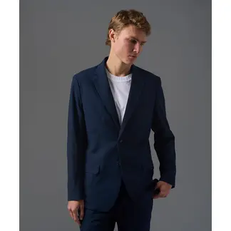 MBO - Blazer para Hombre de Lino y Algodón