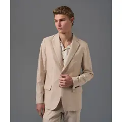 MBO - Blazer para Hombre de Lino y Algodón