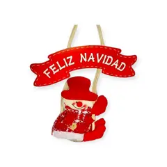 GENERICO - Adorno Navideño Colgante para Puerta Elegancia Festiva