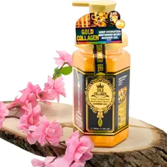 GENERICO - Gel de Ducha Exfoliante Colageno con Oro Puro 24K de Wokali 750 ml