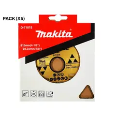 MAKITA - DISCO DIAMANTADO SEGMENTADO CONCRETO 4½ D-71015 (PACK 5 UND) -