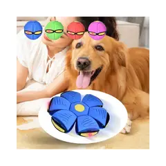 GENERICO - Pelota Disco Voladora Con Luces Flat Ball Frisbee