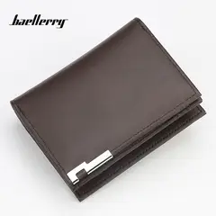 BAELLERRY - Moderna billetera de cuero vegano PU D1102