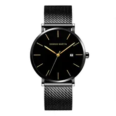 HANNAH MARTIN - Reloj HAN-34 Hombre Acero Negro