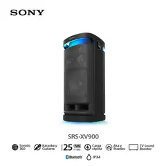 SONY - Parlante Bluetooth SRS-XV900 para Fiestas con Mega Bass - Negro