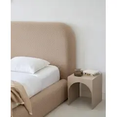 GENERICO - CAMA BOX TARIMA NUD 1.5 PLAZAS MARRON