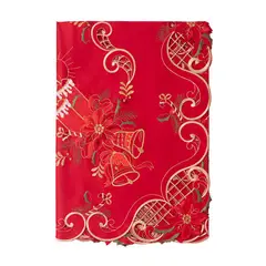 PANADECOR - VESTIDOR 91CM CUADRADO ROJO DISEÑO VELAS Y CAMPANA