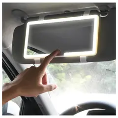 GENERICO - Espejo LED Táctil Portátil Para Auto Recargable Chic