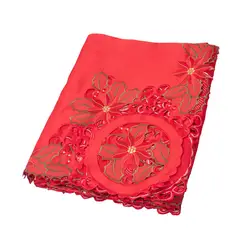 PANADECOR - MANTEL PARA 8 SILLAS RECTANGULAR DE POINSETTIAS